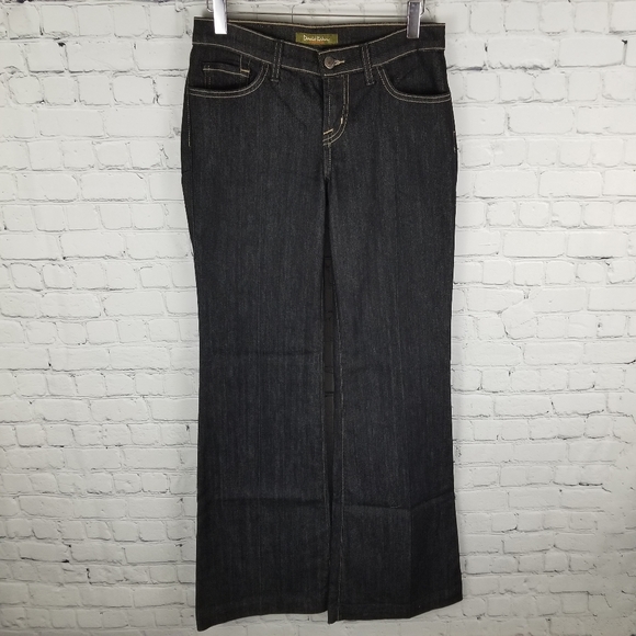 DAVID KAHN | flare leg dark wash jeans - Picture 4 of 9